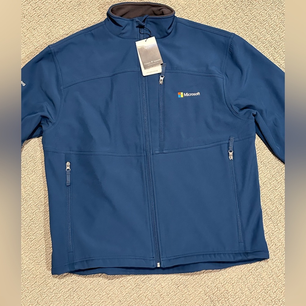 Fossa Apparel performance fleece - Microsoft logo on front